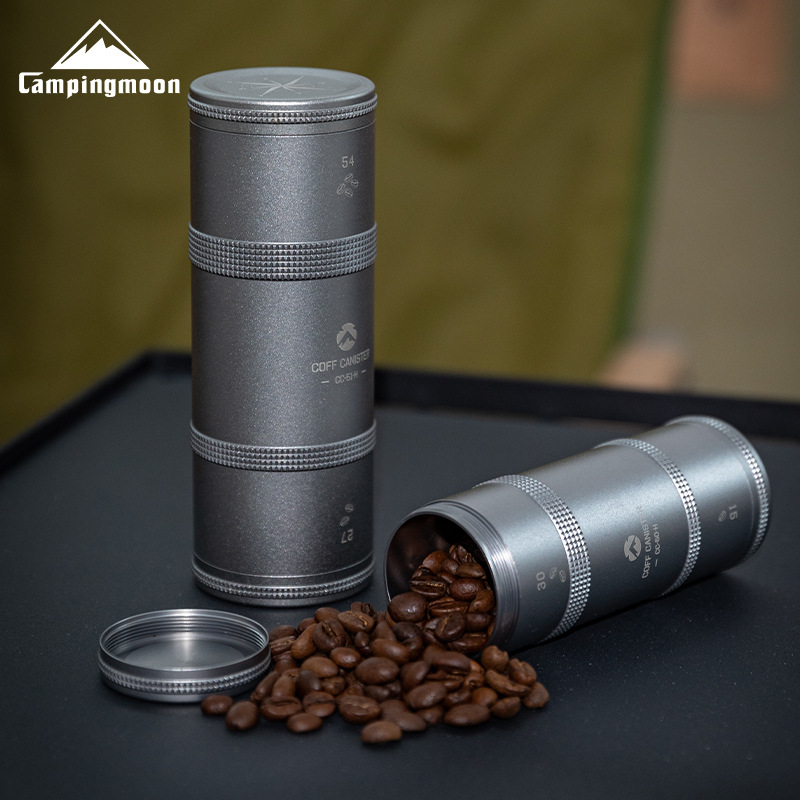 Outdoor Coffee Equipment - CAMPINGMOON 1pcs Coffee Beans Can Travel