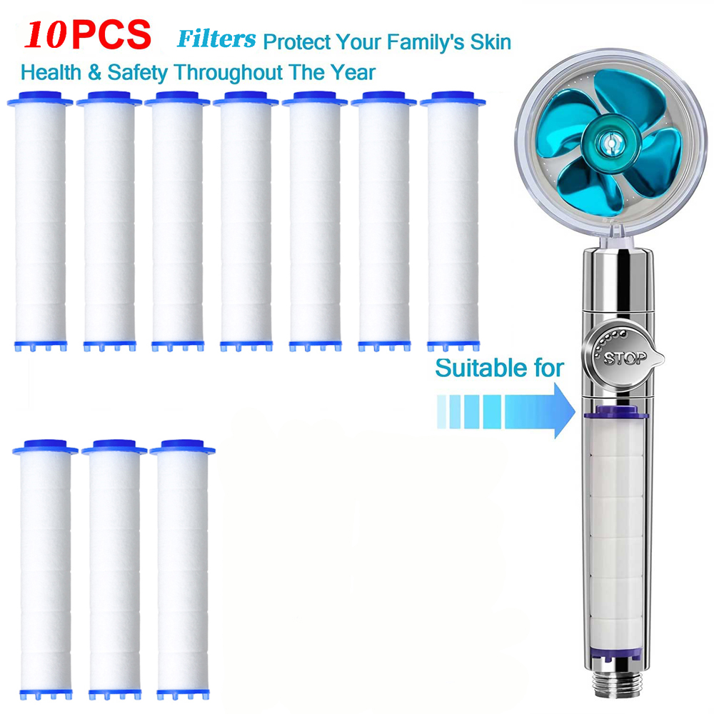 10Pcs Shower Head Replacement  - Water Filter Cartridge ulasan dan harga