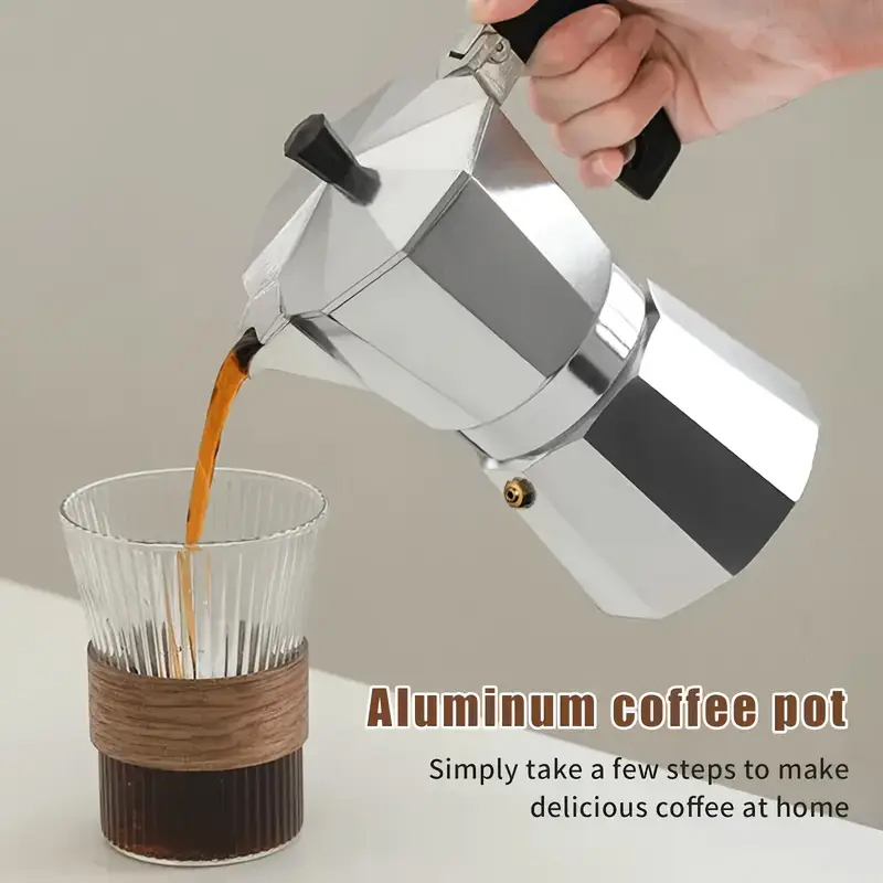 Classic Aluminum Moka Pot 50-3 - Outdoor Coffee Equipment ulasan dan harga