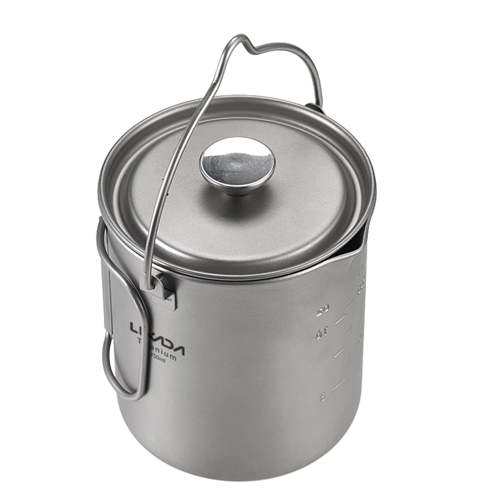 Lixada 750ml Titanium Coffee C - Outdoor Coffee Equipment ulasan dan harga