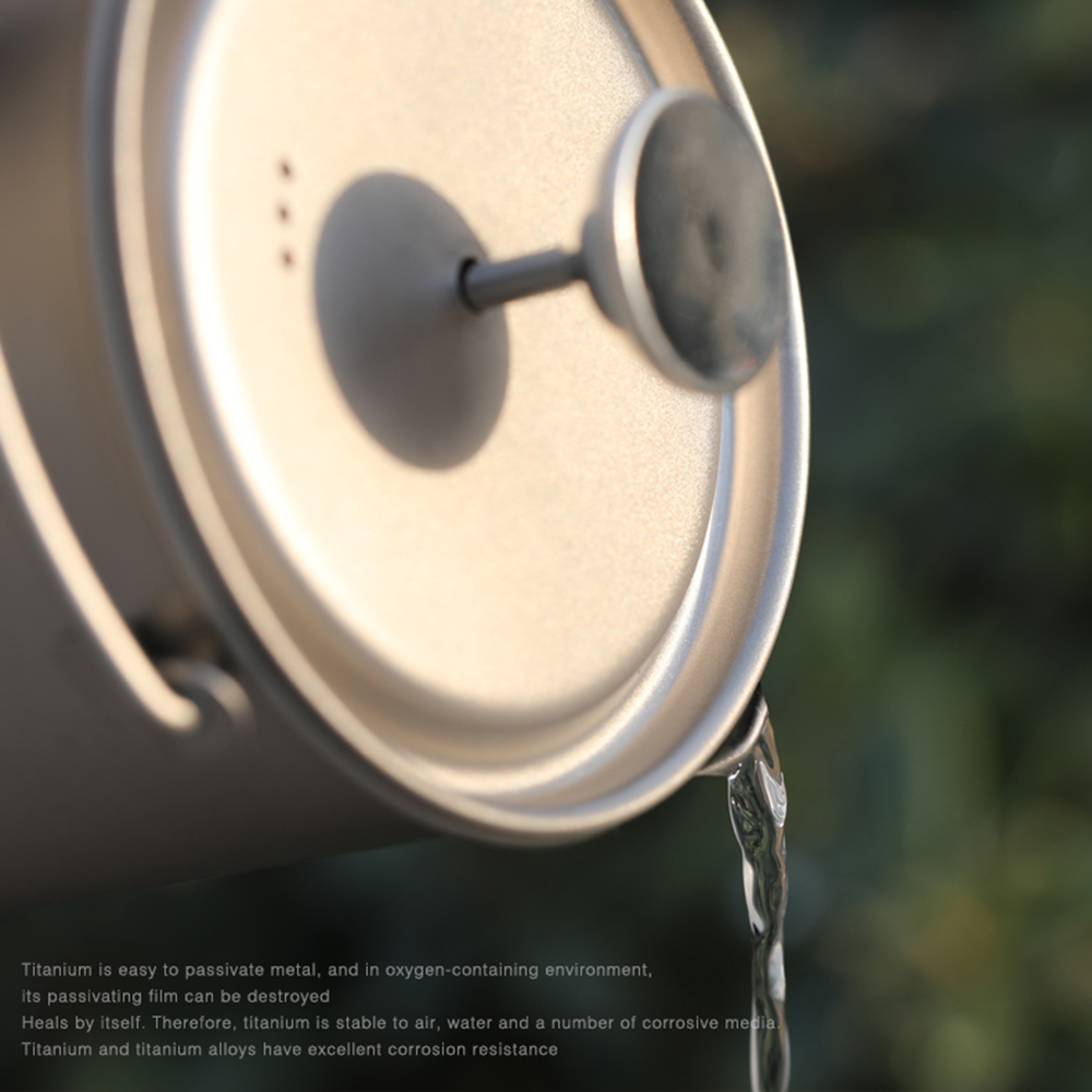 Lixada 750ml Titanium Coffee C - Outdoor Coffee Equipment ulasan dan harga